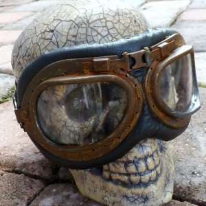    Steampunk Victorian Goggles Glasses BEAT UP 