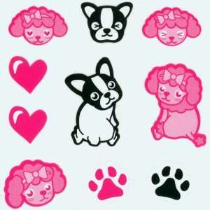  cute dogs sticker chihuahua poodle from Japan: Toys 