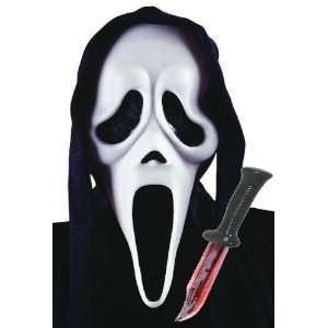  Scream 4 Deluxe Ghost Face Fancy Dress Mask & Bleeding 