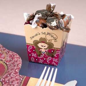   Cowboy   Personalized Candy Boxes for Birthday Parties Toys & Games
