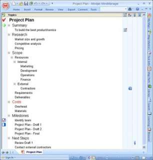 Organizing Products   Organize Chicago   Mindjet MindManager 8 [Old 