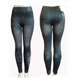  Ladies Capri Jeggings/ Black  L/XL 