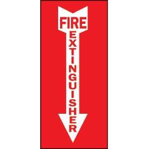  Fire Extinguisher Sign with Arrow: Home Improvement