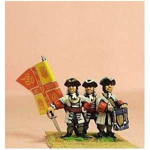 15mm European Armies   Infantry (1695   1745): Line Infantry Office 