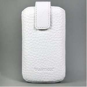 Original Blumax ® White Leather Case for Apple Iphone 4 