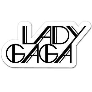  Lady GAGA American Pop Singer Car Bumper Sticker Decal 5 