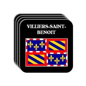 Bourgogne (Burgundy)   VILLIERS SAINT BENOIT Set of 4 Mini Mousepad 