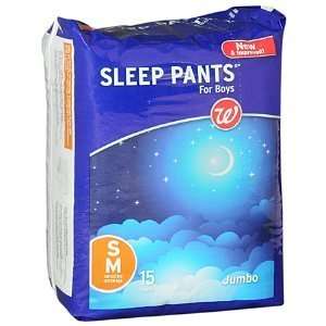  Walgreens Sleep Pants Underwear for Boys, S/M, 15 ea 