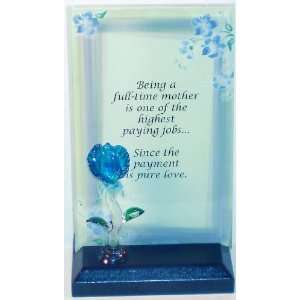  Mothers Day Inspiration Full Time Mother Glass Flower 