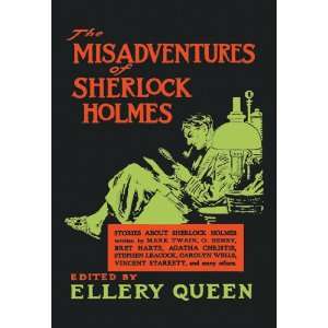  Misadventures of Sherlock Holmes (book cover) 20x30 Poster 