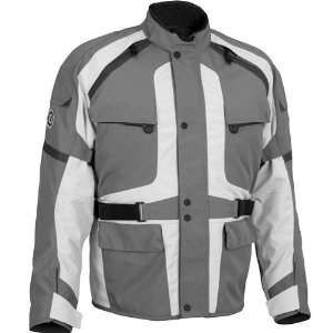 FirstGear Jaunt Mens Textile Street Racing Motorcycle Jacket   Dark 