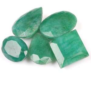   Ct Charming Precious Emerald Mixed Shape Loose Gemstone Lot: Jewelry