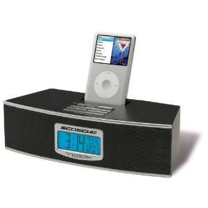  Scosche IALM3 Alarm Clock for iPod (Black): MP3 Players 