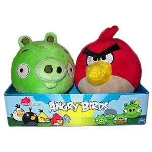  Red Birds & Piglet: ~3 Angry Birds 2 Mini Plush Pack 