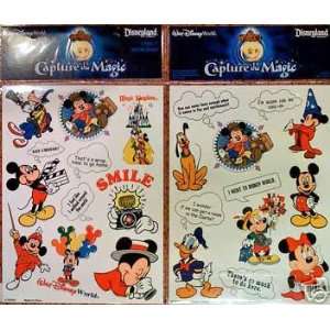 Mickey Mouse & Friends Capture The Magic Scrapbooking Stickers   Set 