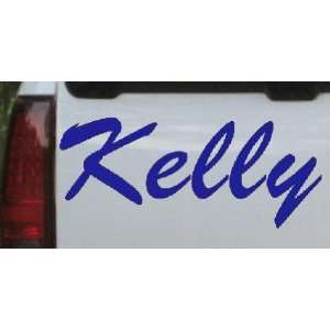  Kelly Names Car Window Wall Laptop Decal Sticker    Blue 