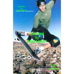  2004 Got Milk: Bob Burnquist Skateboarder; Photo Print Ad 