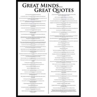  Great Minds and Great Quotes, Inspirational Poster Prints 