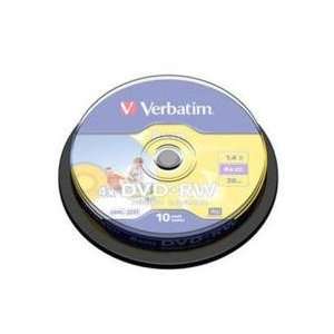  Verbatim DVD+RW 1.4Gb 8cm 30min Spindle 10 Printable 43641 