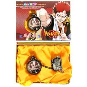  Naruto Gaara Poket Watch with Necklace Toys & Games