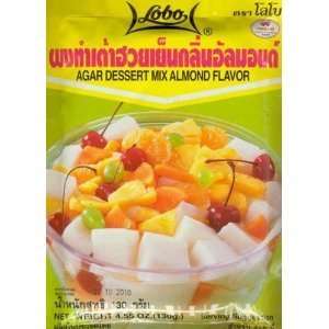Lobo Brand Thai Agar Dessert Mix Almond Flavor 4.55 Oz. Thai Seasoning 