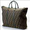 AUTHENTIC FENDI ZUCCA DESIGN LARGE RECTANGLE HAND BAG MADE IN ITALY 