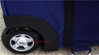 NWT Kipling Sausalito 18 Wheeled Backpack Soaked  