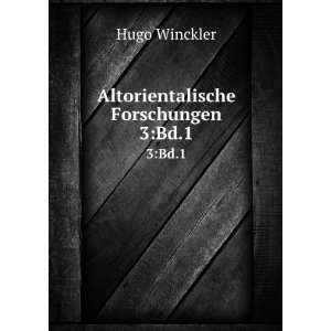  Altorientalische Forschungen. 3Bd.1 Hugo Winckler Books