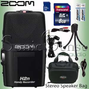 Zoom H2n H 2n H2 n Portable Digital Field Recorder w Carrying Case 