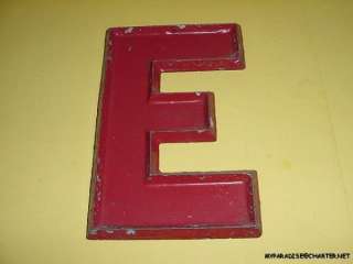 10 LETTER E MARQUEE THEATER SIGN SHABBY & DISTRESSED  