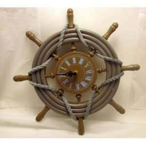  Collections 21714 Ships Wheel Wall Clock: Everything Else