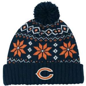   Bears Womens Reebok Chunky Pom Cuffed Knit Hat: Sports & Outdoors