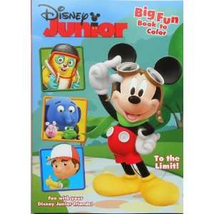   Junior Mickey Mouse and Friends Coloring Book   96 Pages: Toys & Games