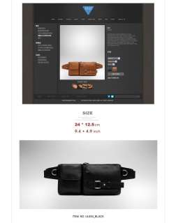 Genuine Leather Waist Packs   UL053 / UL054  