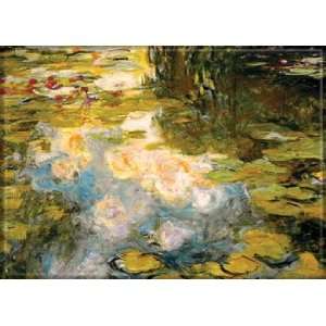 Monet Water Lillies Art Magnet 5338W 