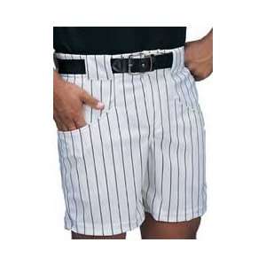  Baseball Shorts: 4222 Double Knit 14oz Belt Loop Pinstripe 