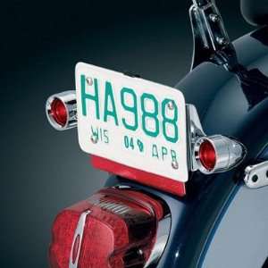 Kuryakyn 4247 Chrome License Plate Marker Light Mount (ea) for Harley 