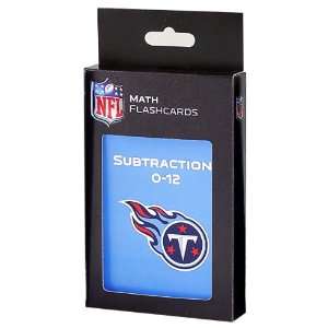  NFL Tennessee Titans Subtraction Flash Cards: Sports 