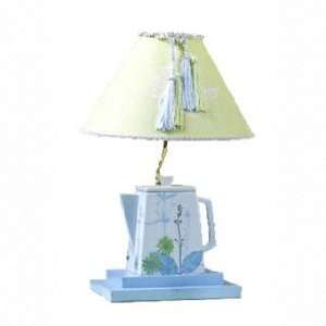  Serenity Floral Garden Teapot Lamp