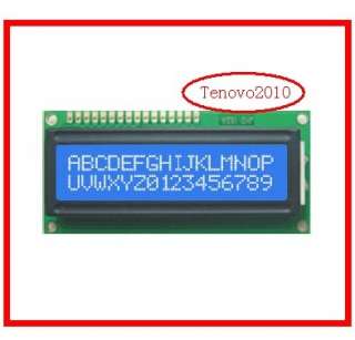 LCD 1602 White Characters Blue Backlight for Arduino  