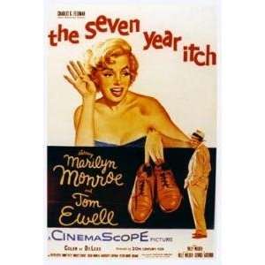  THE SEVEN YEAR ITCH (REPRINT B) Movie Poster