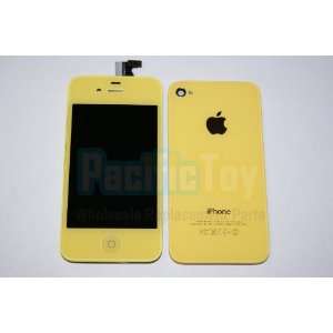 Yellow iPhone 4S 4GS Full Set + Tools: Front Glass Digitizer + LCD 