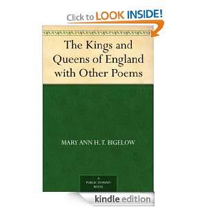 The Kings and Queens of England with Other Poems Mary Ann H. T 