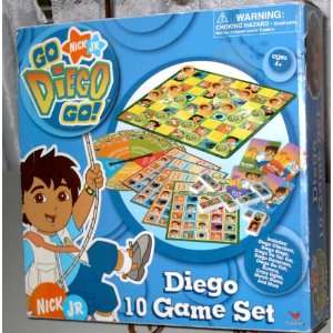 Go Diego Go 10 Game Set: Toys & Games