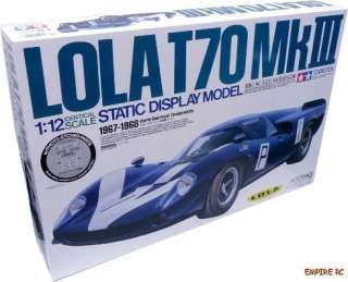 Tamiya 12043 Lola T70 MkIII w/Photo Etched Parts 1/12  