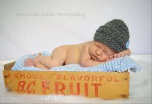 Newborn Baby Photography prop News boy hat  