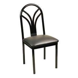  Alston Quality 190/Mushroom Lily Upholstered Metal Side 