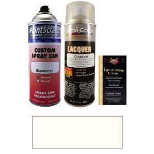   Oz. Ice White Spray Can Paint Kit for 2012 Volvo S60 (614): Automotive