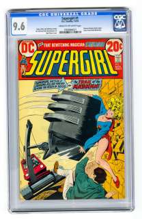 Supergirl #1 CGC 9.6 DC Bronze Age comic Zatanna backup story Superman