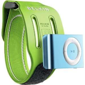  Belkin Sport Armband Case for iPod shuffle 2G (Green): MP3 